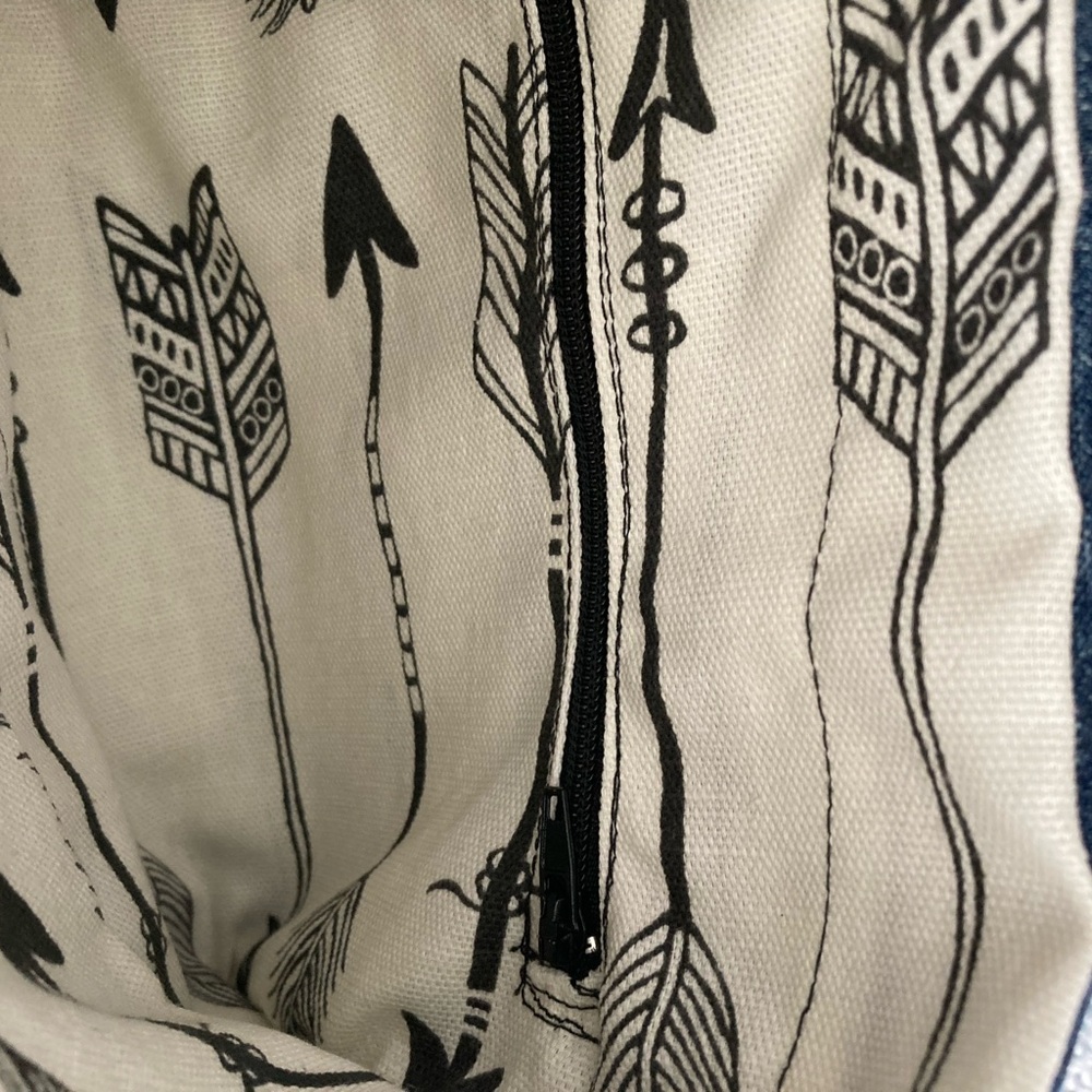 Handcrafted Denim Crossbody Bag - Picture 4 of 4